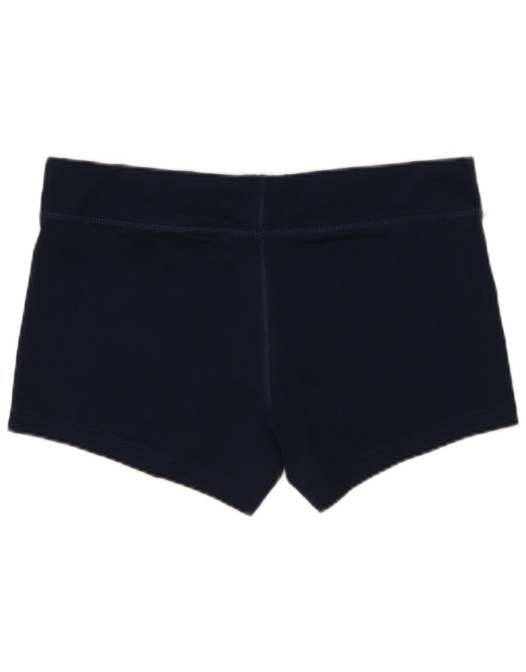 Pantaloni scurti sport NIKE Dri Fit pentru femei UK 12 Medium Bleumarin Poliester