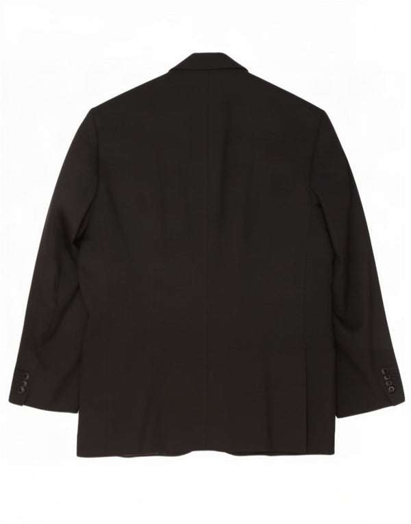 Blazer pentru bărbați Zara, cu 2 nasturi, UK 40 Lână mare neagră
