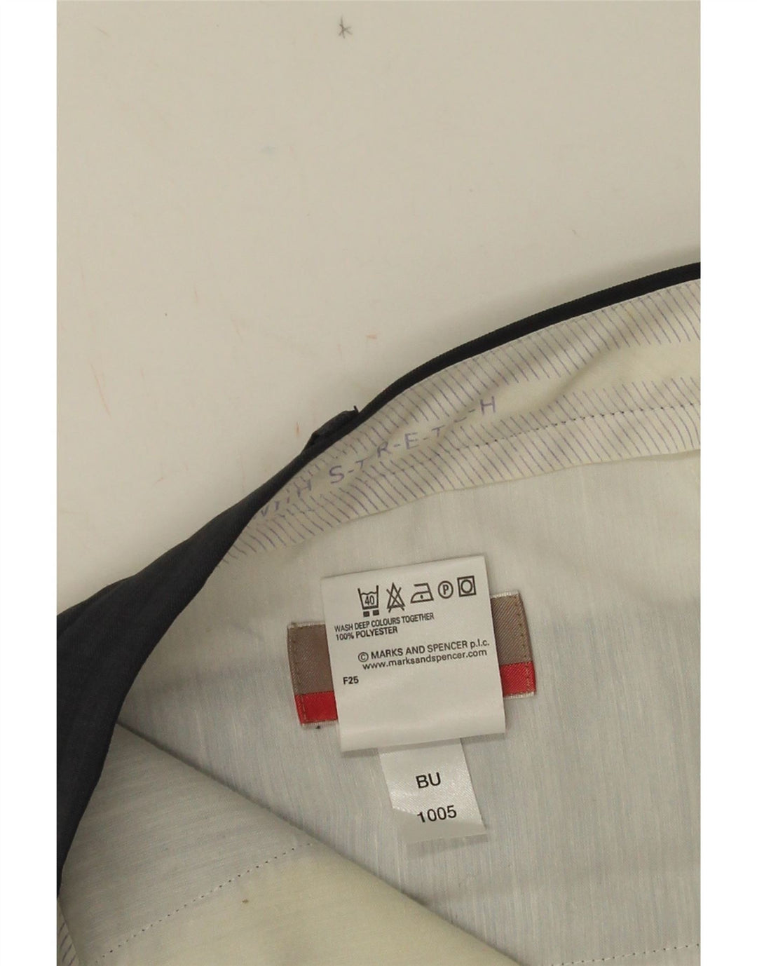 Marks & Spencer Pantaloni drepți pentru bărbați L36 L29 Poliester bleumarin