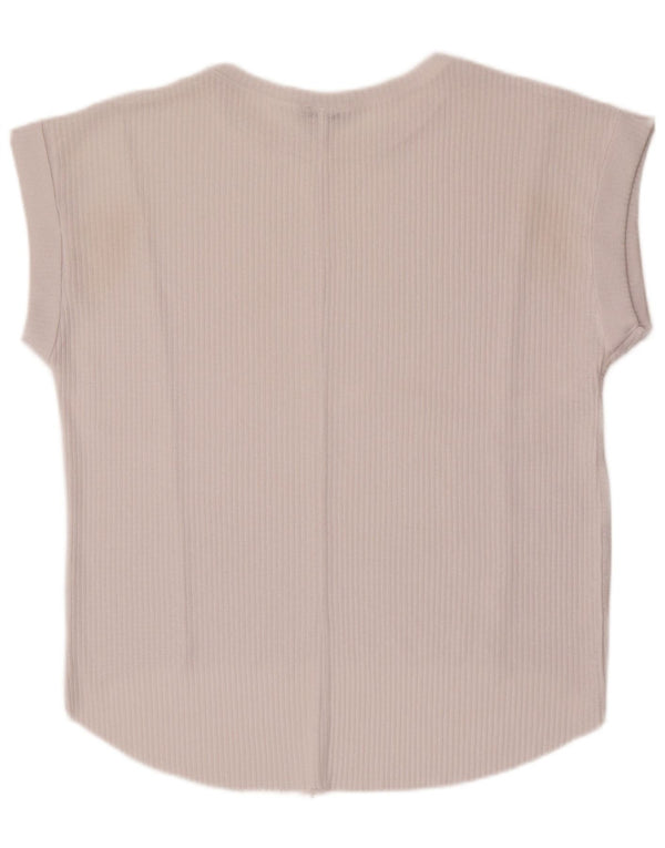 Vestă supradimensionată pentru femei Zara UK 10 Small White