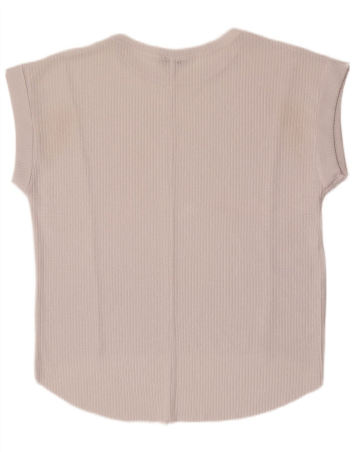 Vestă supradimensionată pentru femei Zara UK 10 Small White