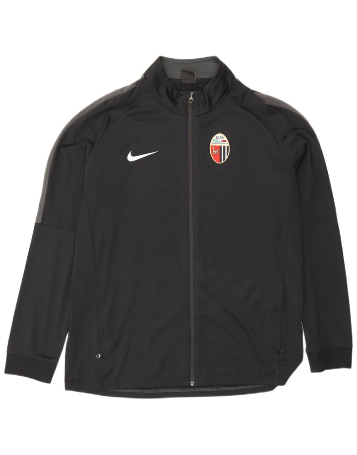 Jachetă de top pentru trening grafic pentru bărbați Nike XL, poliester color bloc negru