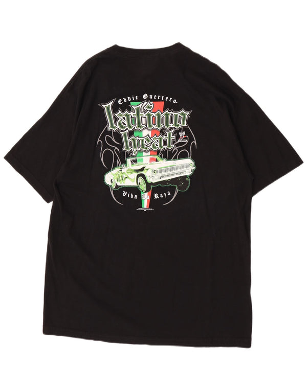 Tricou grafic Eddie Guerrero 2005 pentru bărbați WWE Top XL bumbac negru