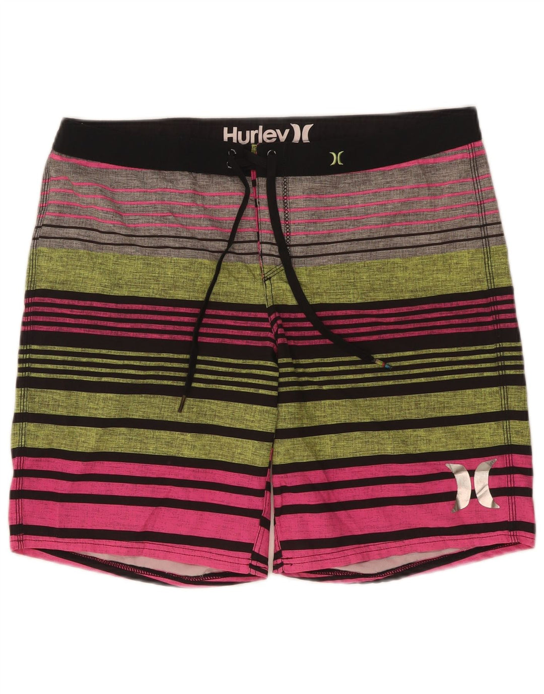 Pantaloni scurți de înot Hurley Phantom pentru bărbați, cu dungi medii, multicolore