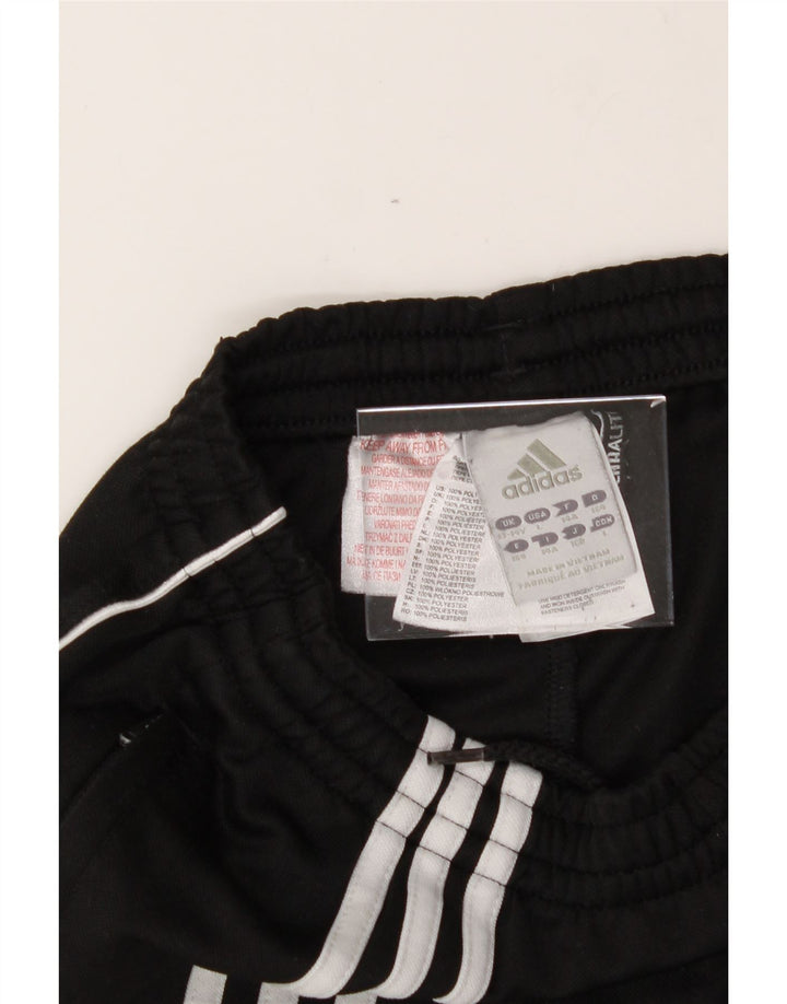 ADIDAS Boys Climalite Tracksuit Trousers 13-14 Years Black Polyester Vintage Adidas and Second-Hand Adidas from Messina Hembry 
