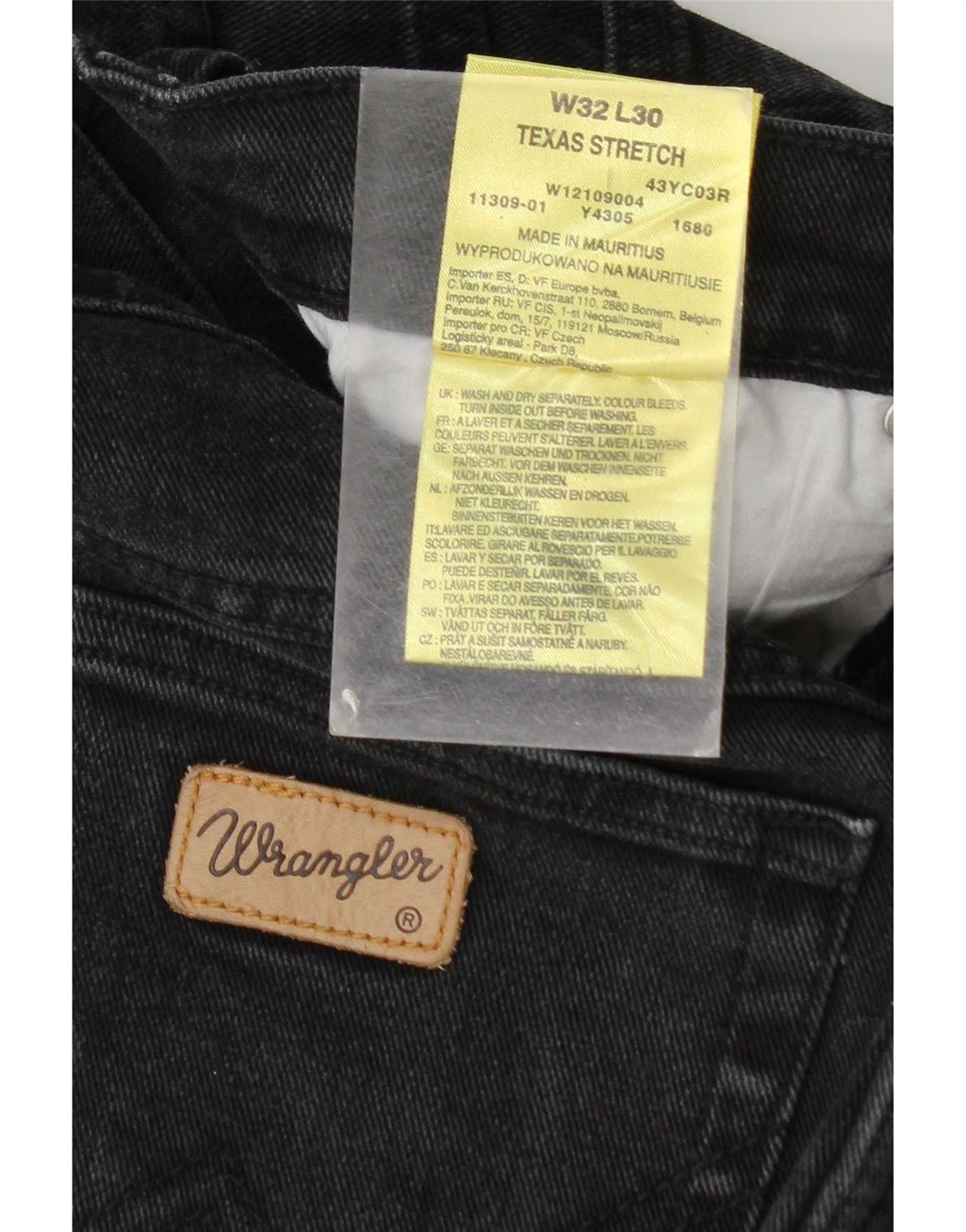 Blugi drepti Wrangler pentru femei Texas Stretch W32 L30 bumbac gri