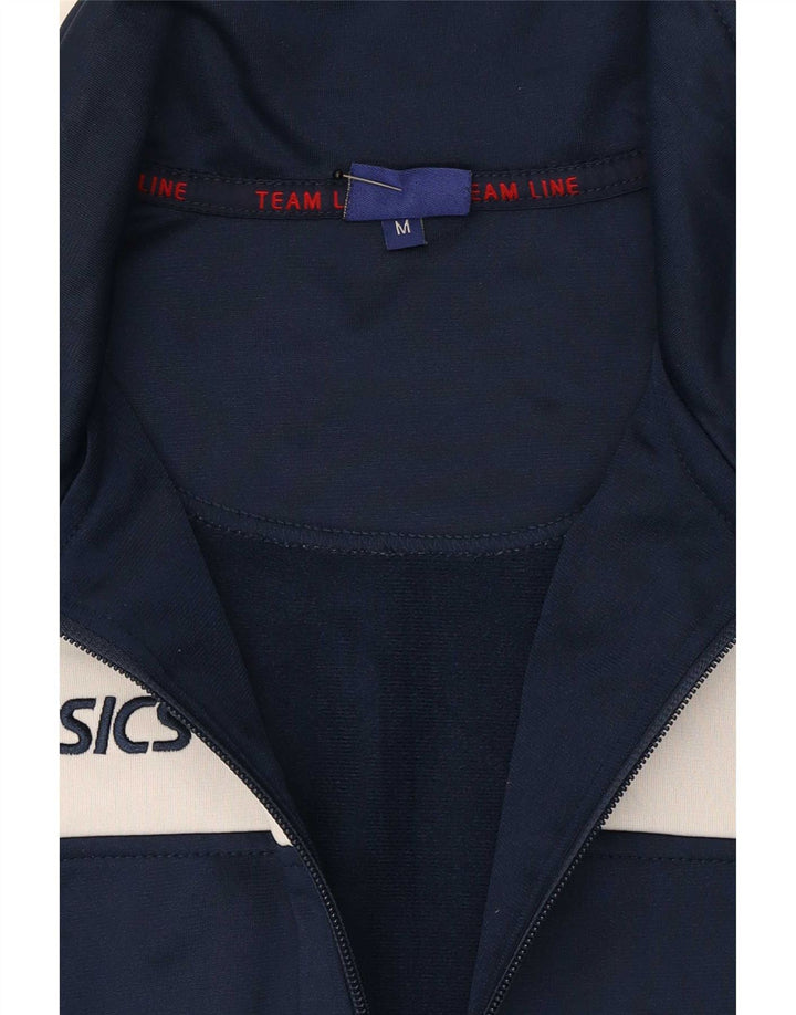 Trening complet Asics pentru bărbați, mediu bleumarin, poliester color bloc