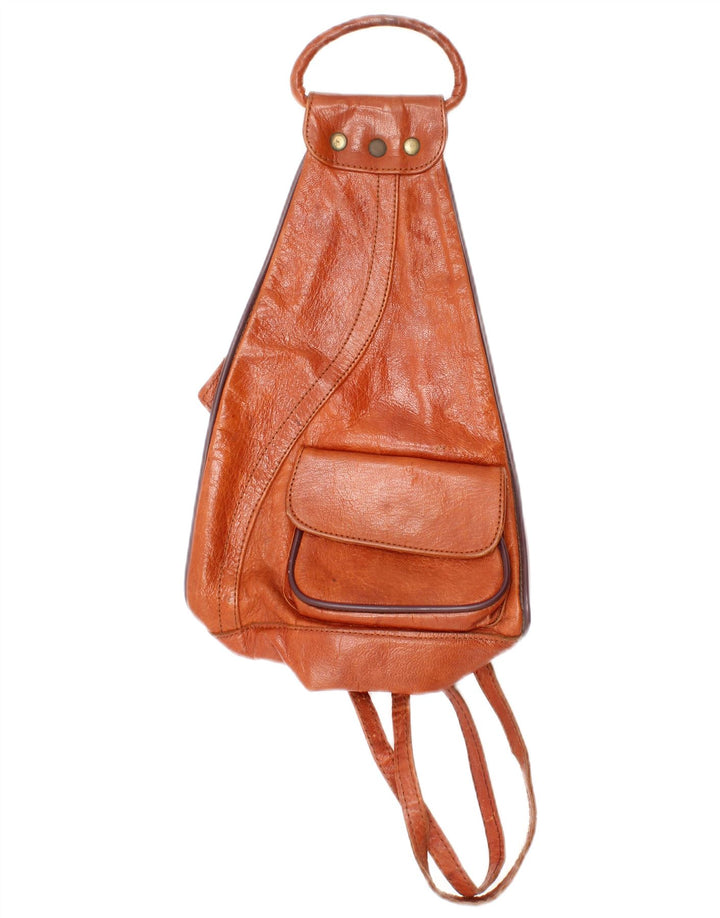 Rucsac vintage din piele pentru femei, mărime unica L8 maro