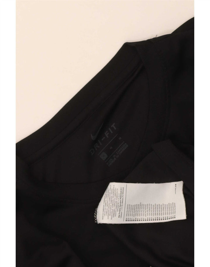 Tricou Nike Dri Fit pentru bărbați Top Mediu Negru Poliester