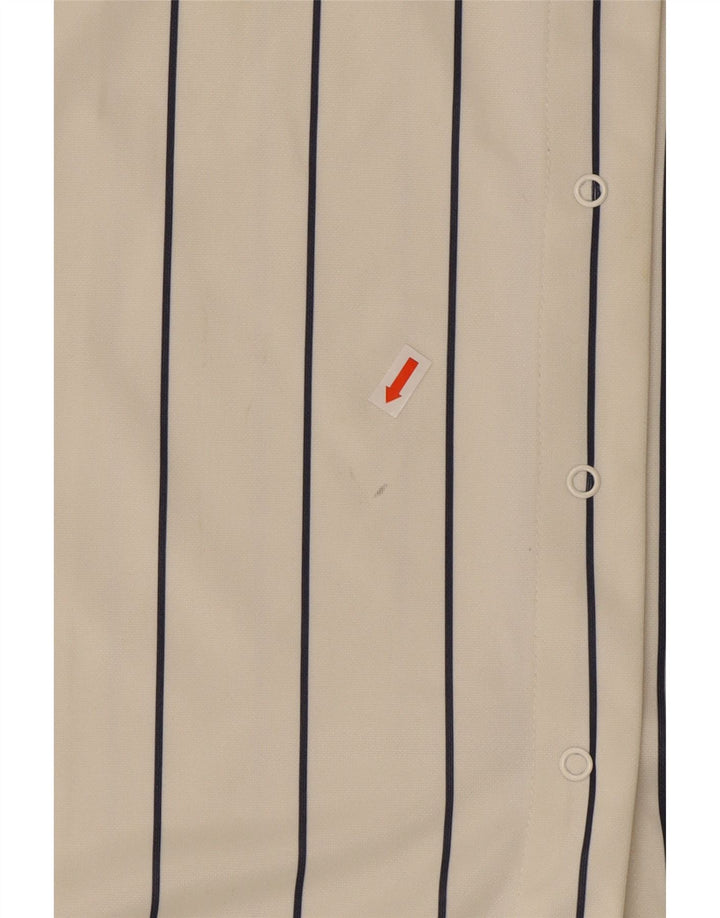 Top din jerseu cu grafic supradimensionat pentru femei Fila UK 10 Small White Striped