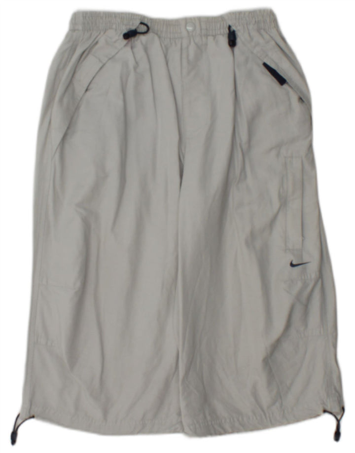 Pantaloni scurți sport Nike pentru bărbați, bumbac, gri mic
