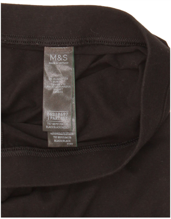 Leggings pentru femei Marks & Spencer UK 14, mare, negru, bumbac