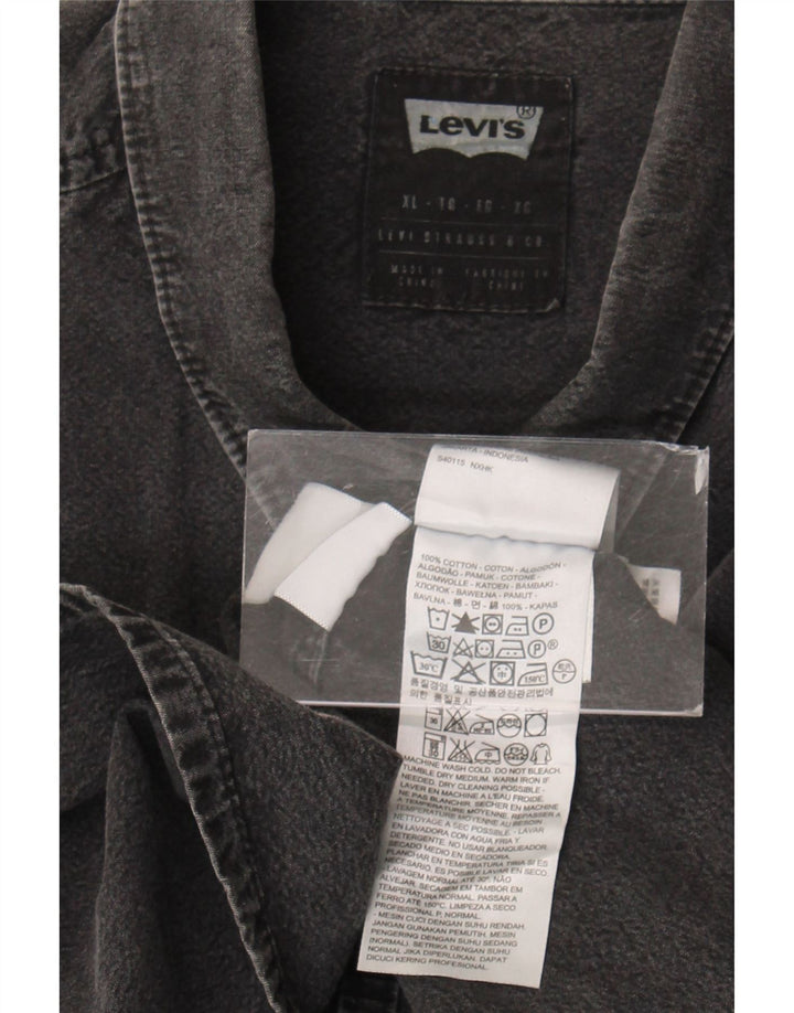 Cămașă de blugi pentru bărbați Levi's XL bumbac gri
