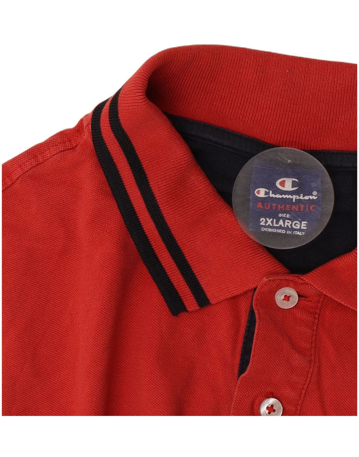 Tricou polo pentru bărbați Champion 2XL, roșu