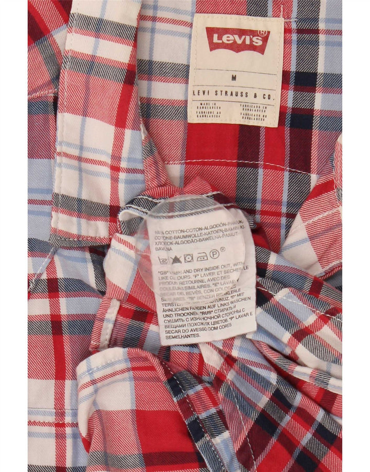 Cămașă Levi's pentru femei UK 14 Medium Red Check Bumbac