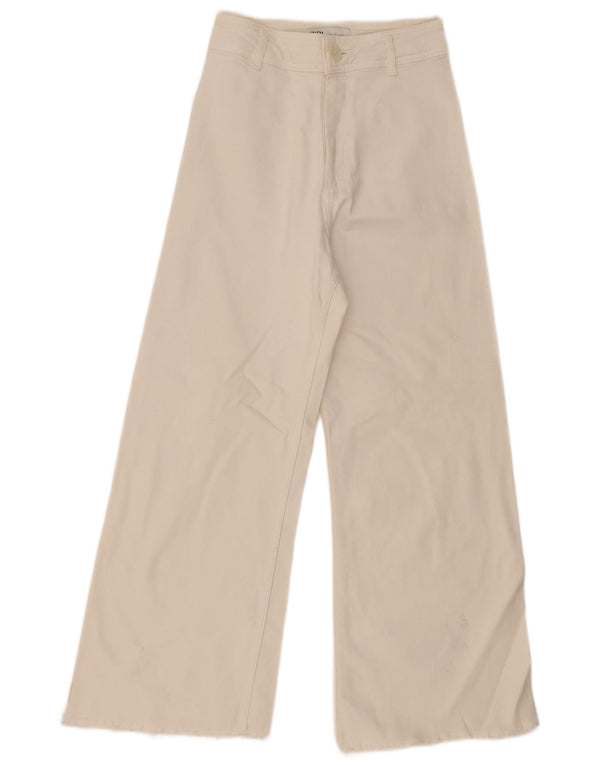 Blugi Zara Femei cu picioare late EU 36 XS W26 L27 Alb