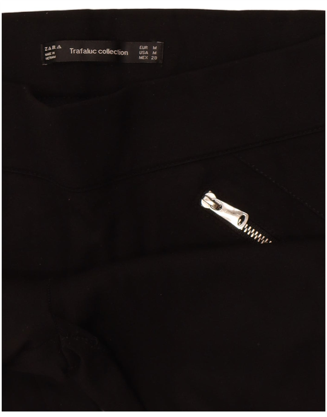 Leggings Trafaluc Crop pentru Damă Zara Mediu L28 L26 Negru