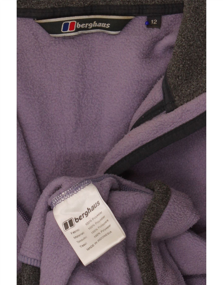 Jachetă fleece pentru femei Berghaus UK 12 Mov mediu Poliester color bloc