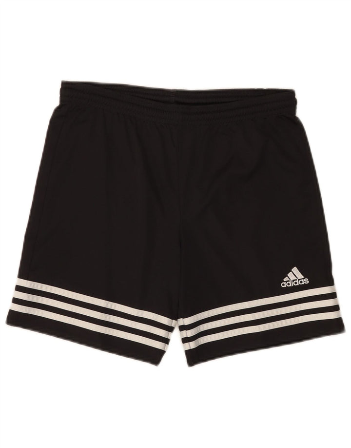 Pantaloni scurți sport adidas Climalite pentru băieți 12-13 ani, mari, negru, poliester
