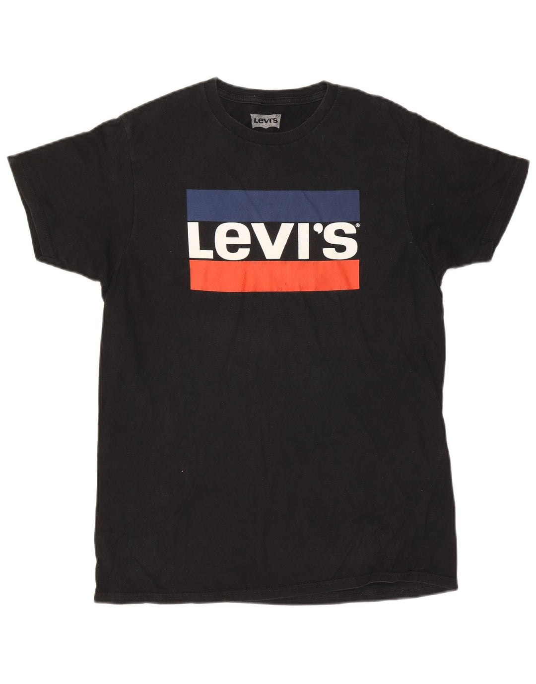 Tricou grafic pentru bărbați Levi's Top Mediu Negru
