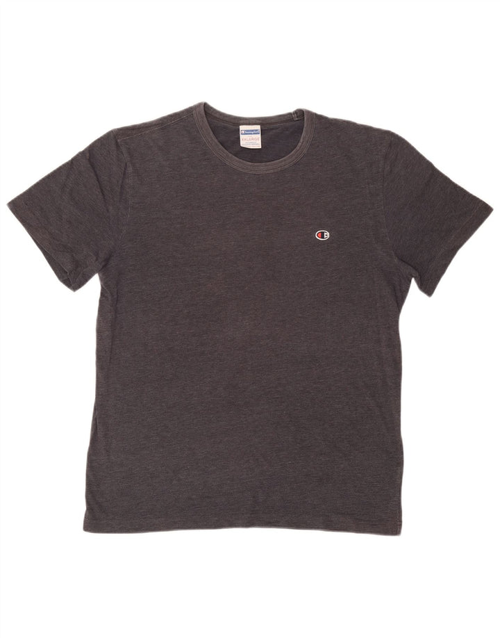 CHAMPION Mens T-Shirt Top 2XL Navy Blue