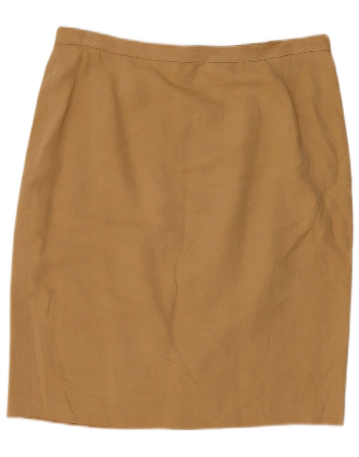 Fusta creion Vintage pentru femei W34 Bej mare