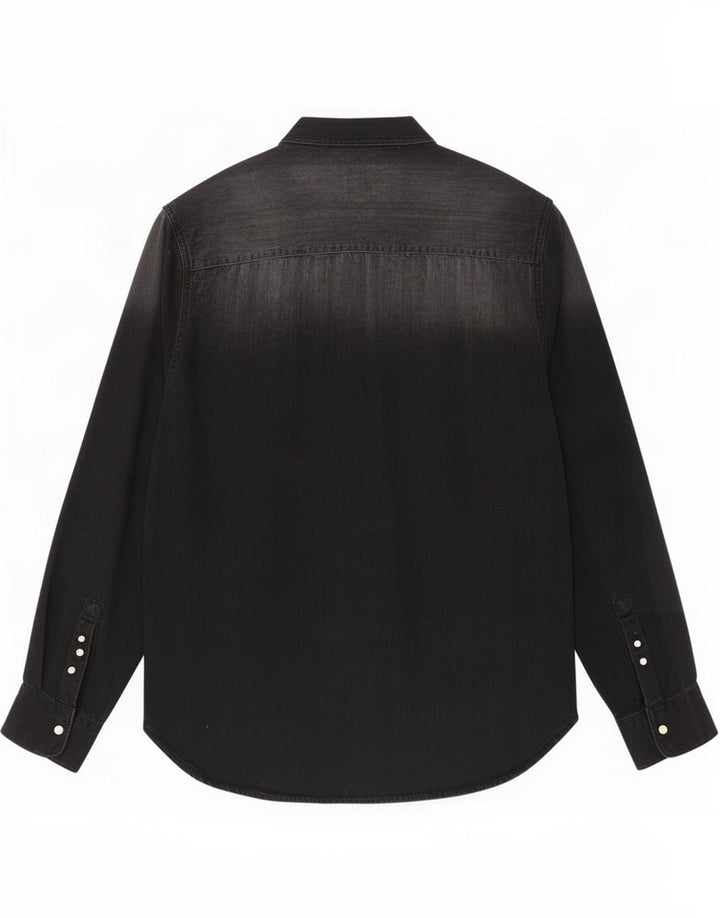 Cămașă de blugi pentru bărbați Zara XL Negru