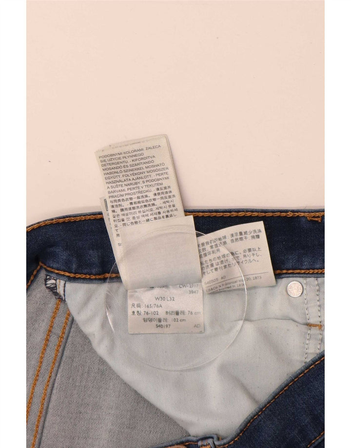 Blugi drepți modelați 314 pentru femei Levi's L30 L31 Bumbac albastru