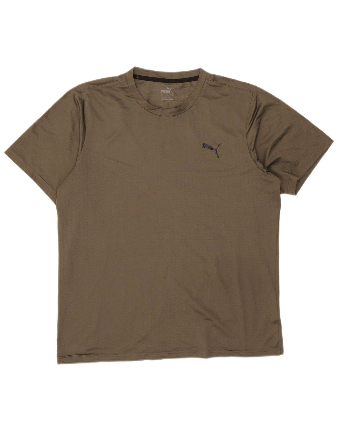 Tricou pentru bărbați Puma Top Large Kaki Poliester