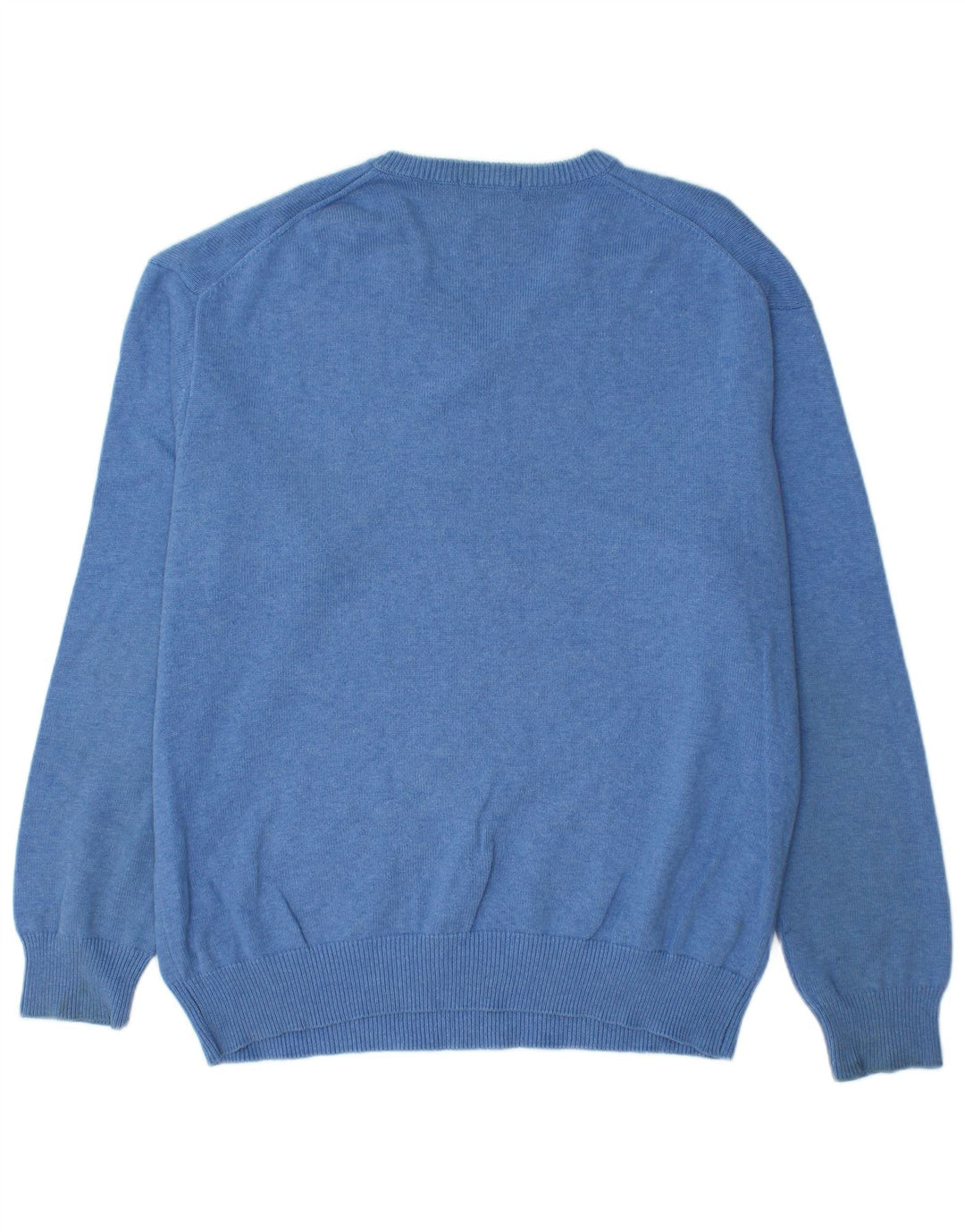 GANT Pulover cu decolteu în V pentru bărbați, XL, bumbac, albastru