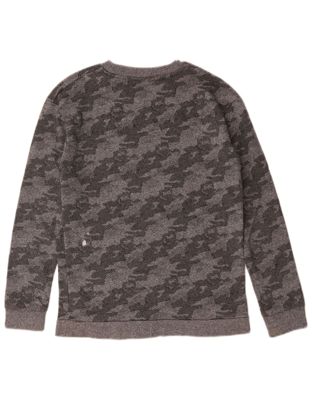 Pulover pentru băieți Marks & Spencer 12-13 ani, bumbac camuflaj gri