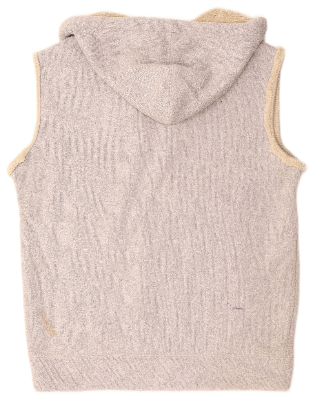 BILLABONG Pulover pentru bărbați, fără mâneci, cu fermoar, poliester mic, gri