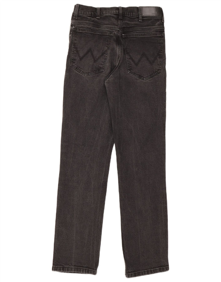 Blugi drepti pentru bărbați Wrangler W31 L32 bumbac negru