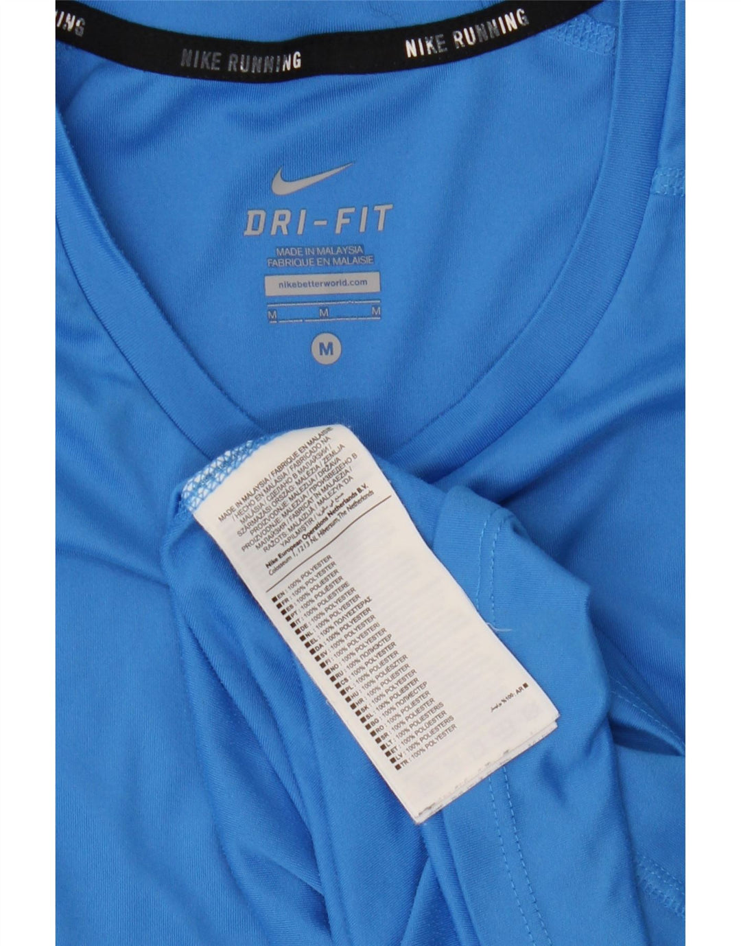 Tricou Nike Dri Fit pentru bărbați Top Medium Blue Poliester