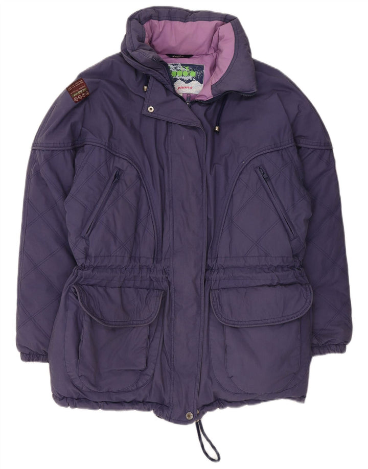 Jachetă căptușită supradimensionată pentru femei DIADORA UK 10 Poliester bleumarin mic