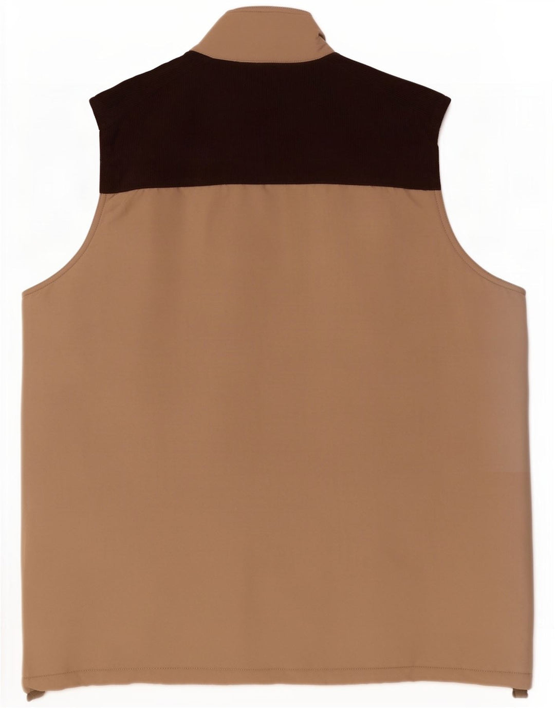 Cotton Traders Gilet utilitar pentru bărbați UK 40 Large Beige Colorblock Poliester