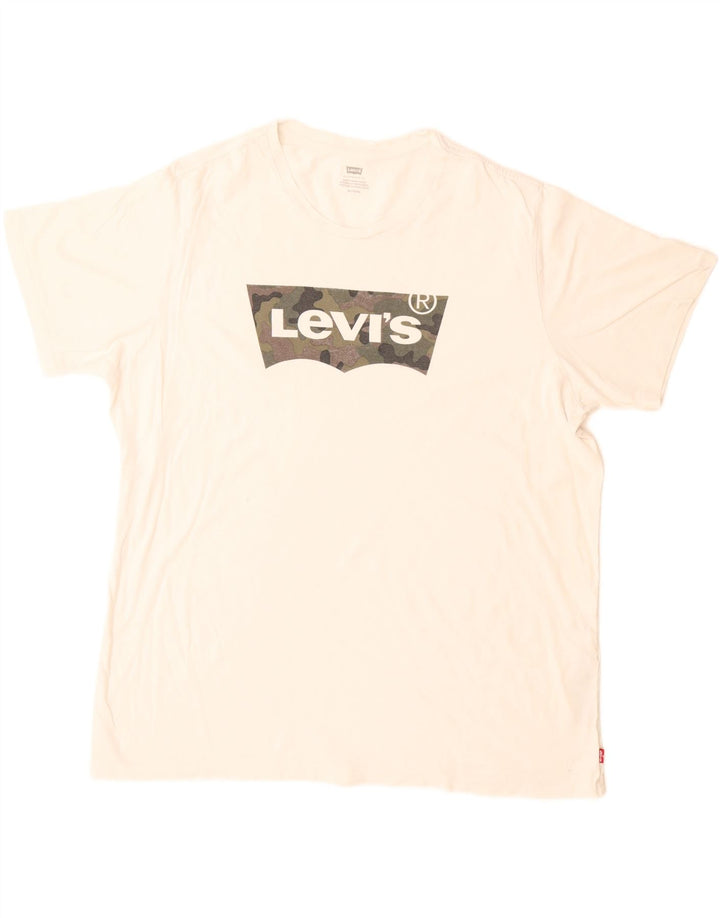 Tricou grafic pentru bărbați Levi's Top XL Bumbac alb