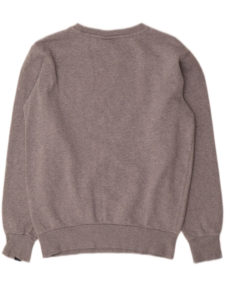 Pulover supradimensionat cu grafic pentru femei Ellesse UK 8 Bumbac gri mic