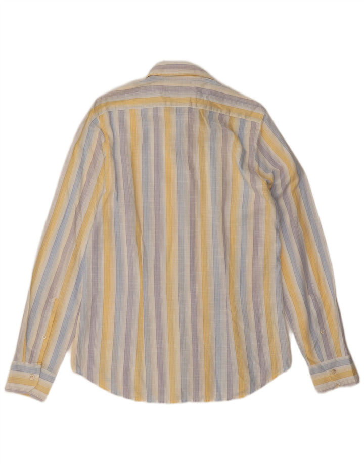 Cămașă Benetton Bărbați Mediu Multicolore în dungi