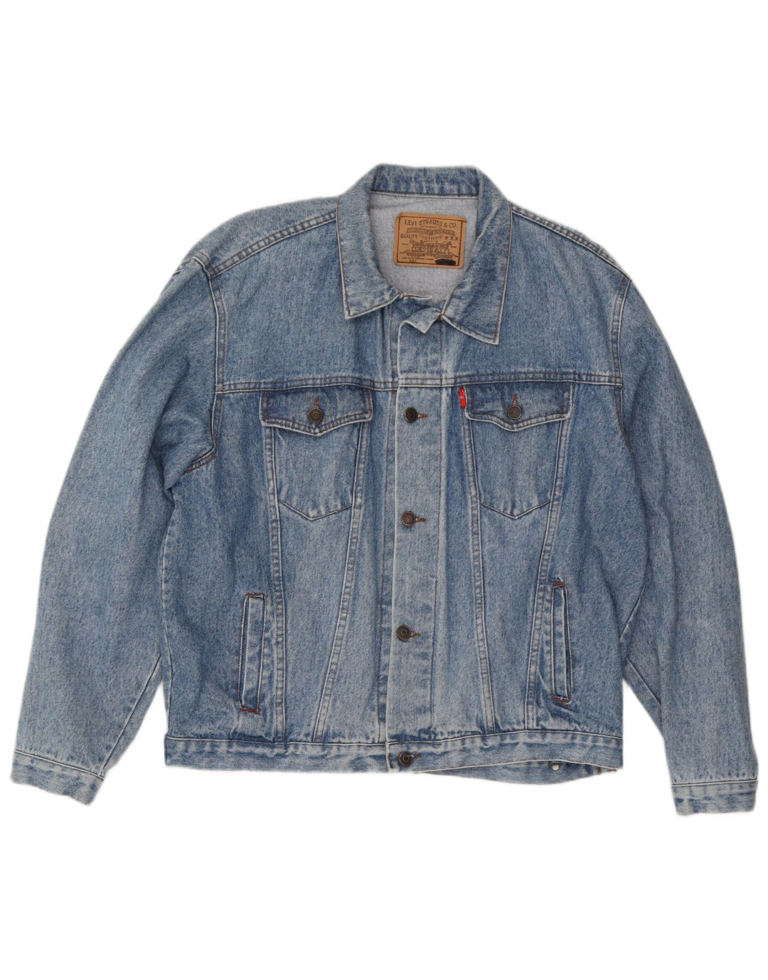 Jachetă de blugi pentru bărbați Levi's UK 42 XL Albastru