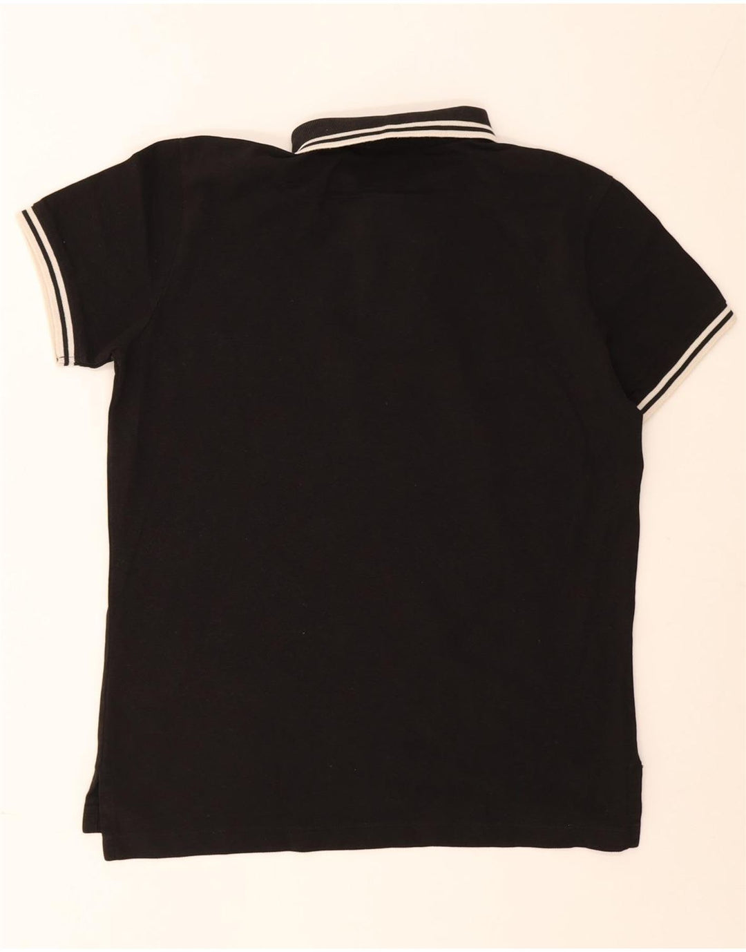 Tricou polo pentru bărbați Jeckerson, bumbac cu dungi negre medii