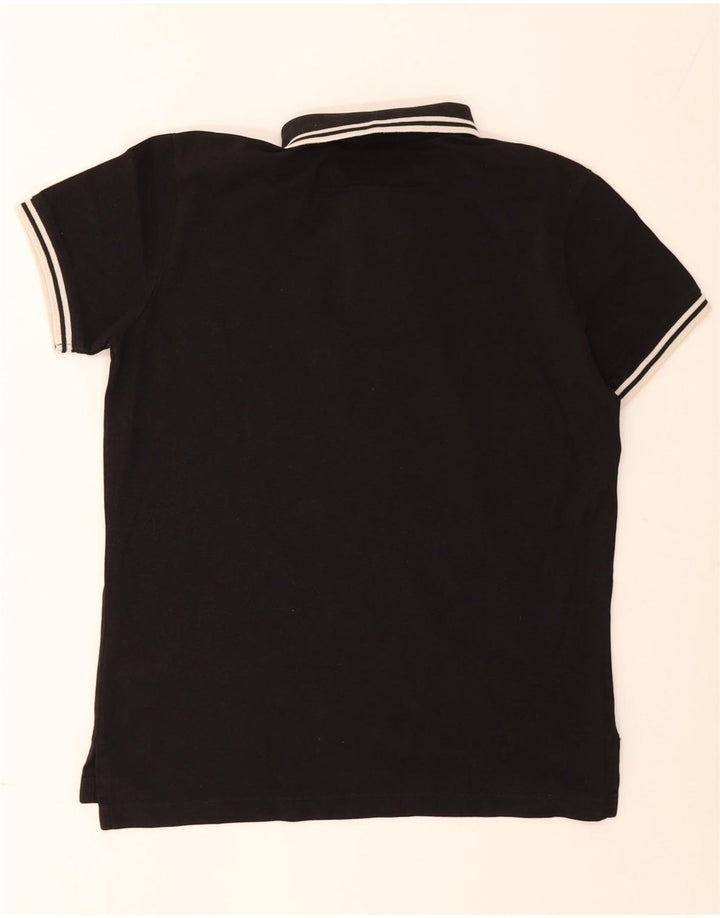 Tricou polo pentru bărbați Jeckerson, bumbac cu dungi negre medii