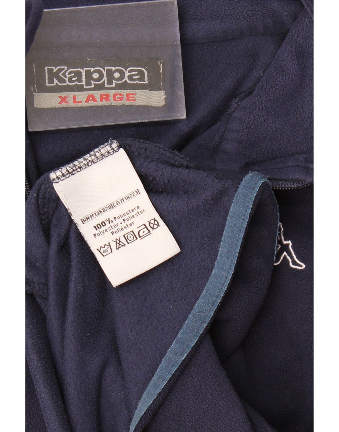 Jachetă fleece pentru bărbați KAPPA UK 42 XL bleumarin poliester