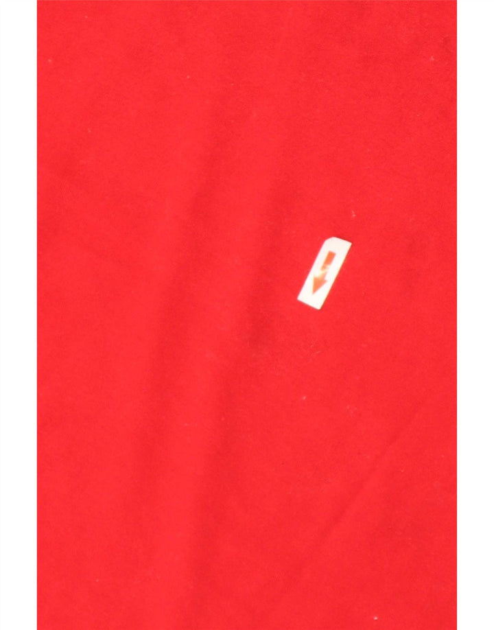 Tricou grafic pentru bărbați Adidas Top, bumbac roșu mediu