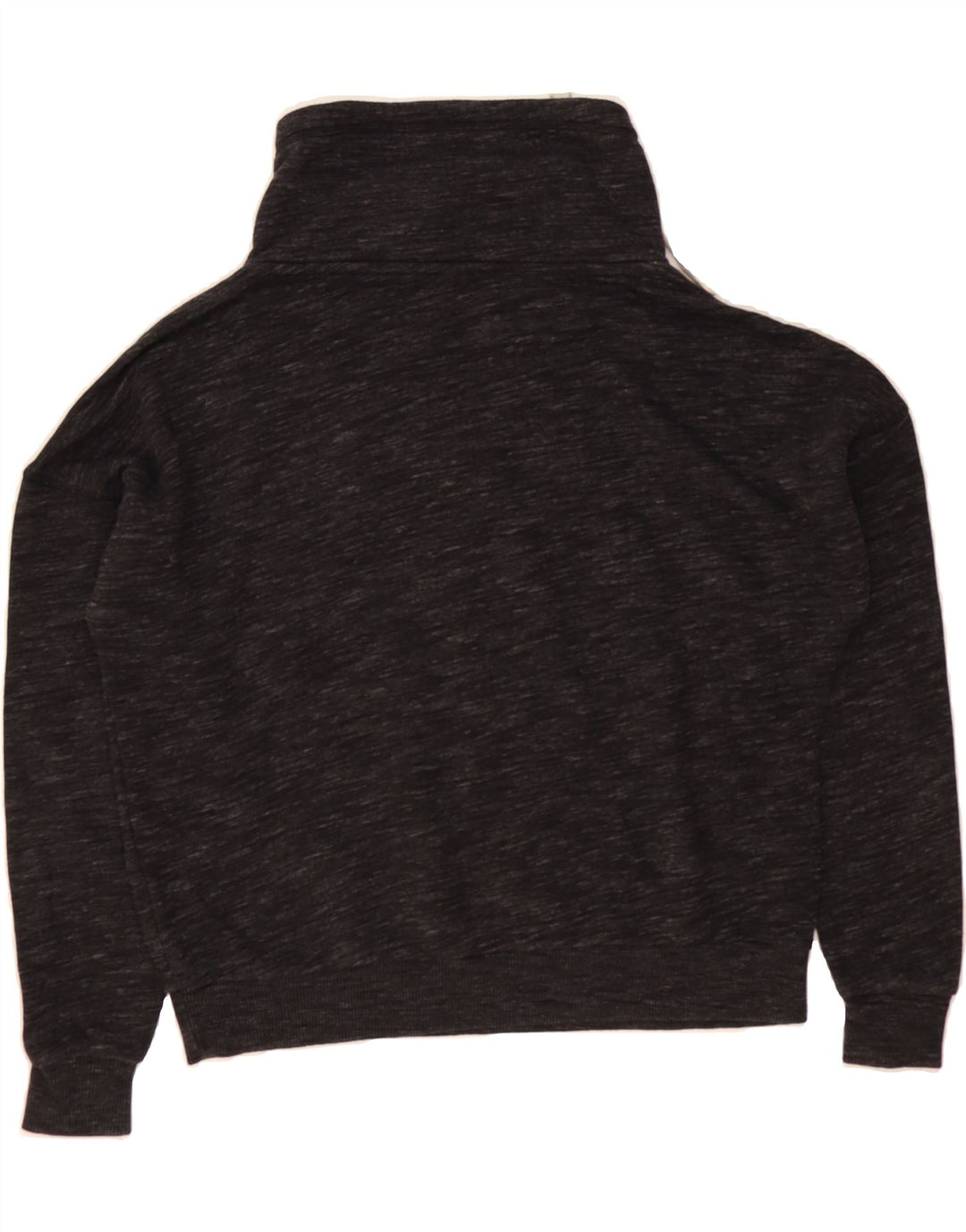 REEBOK Womens Oversized Sweatshirt Jumper UK 12/14 Medium Grey Flecked Vintage Reebok and Second-Hand Reebok from Messina Hembry 