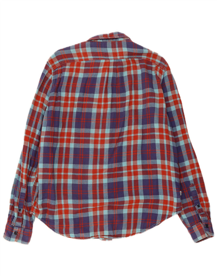 LEVI'S Mens Standard Fit Flannel Shirt Medium Multicoloured Check Cotton