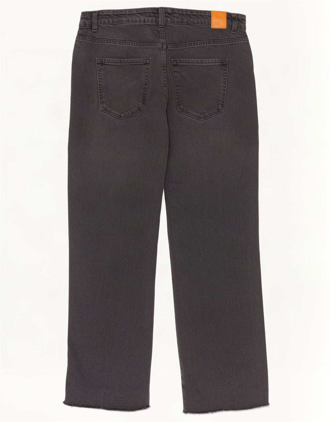 Blugi drepti cu talie înaltă pentru femei Zara EU 40 Medium W30 L29 Gri