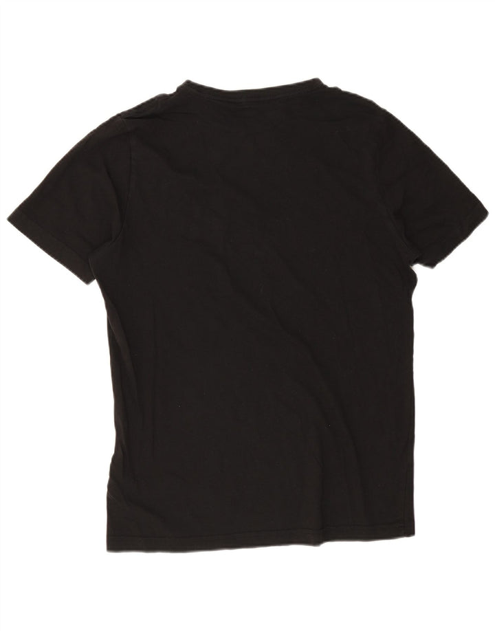 Tricou grafic Puma pentru bărbați Top mic, negru, bumbac