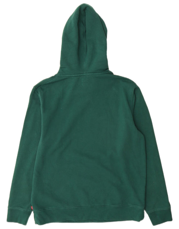Pulover Levi's Standard Graphic pentru bărbați, verde mediu