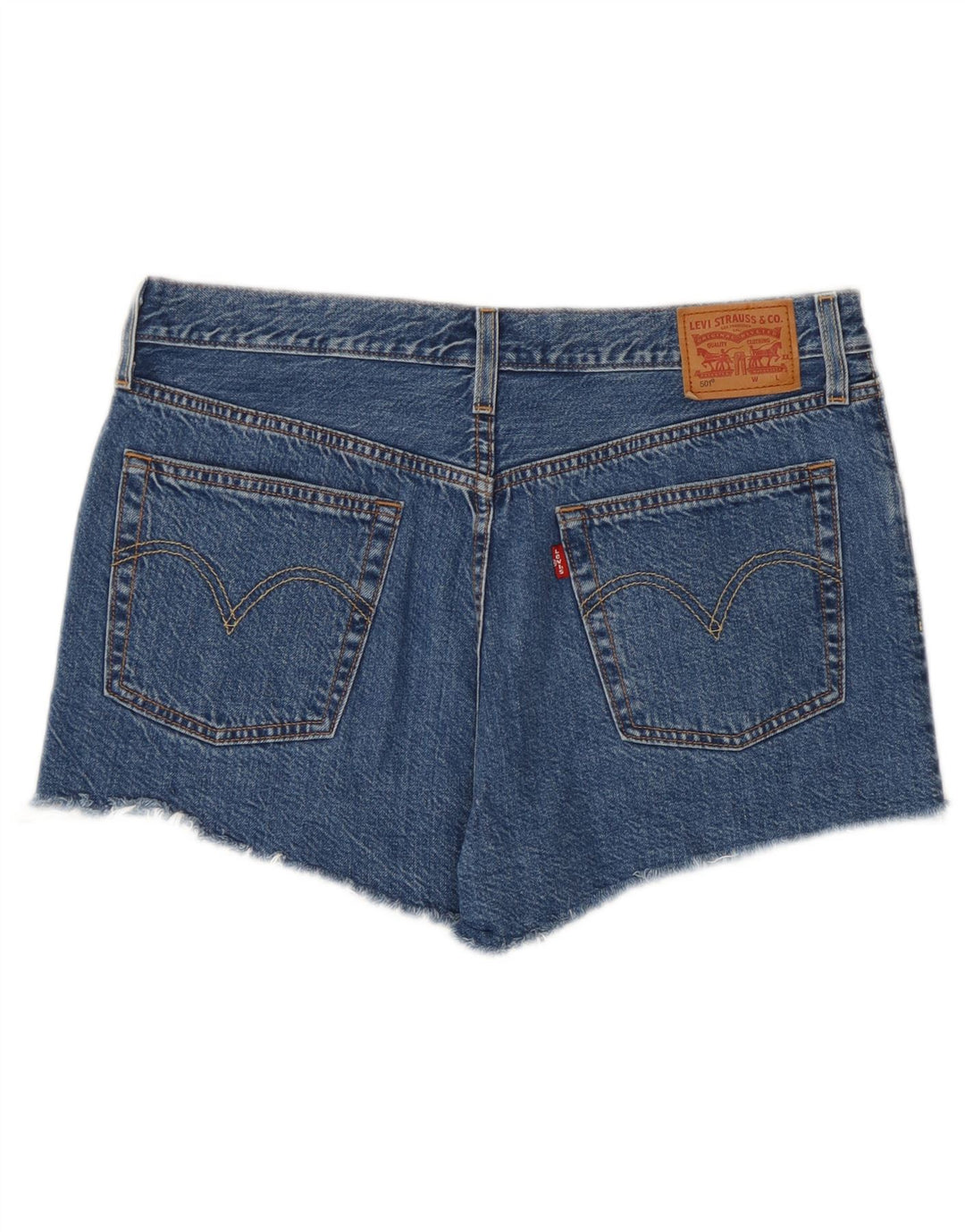 Pantaloni scurți Levi's 501 Denim W31 Medium Blue Bumbac